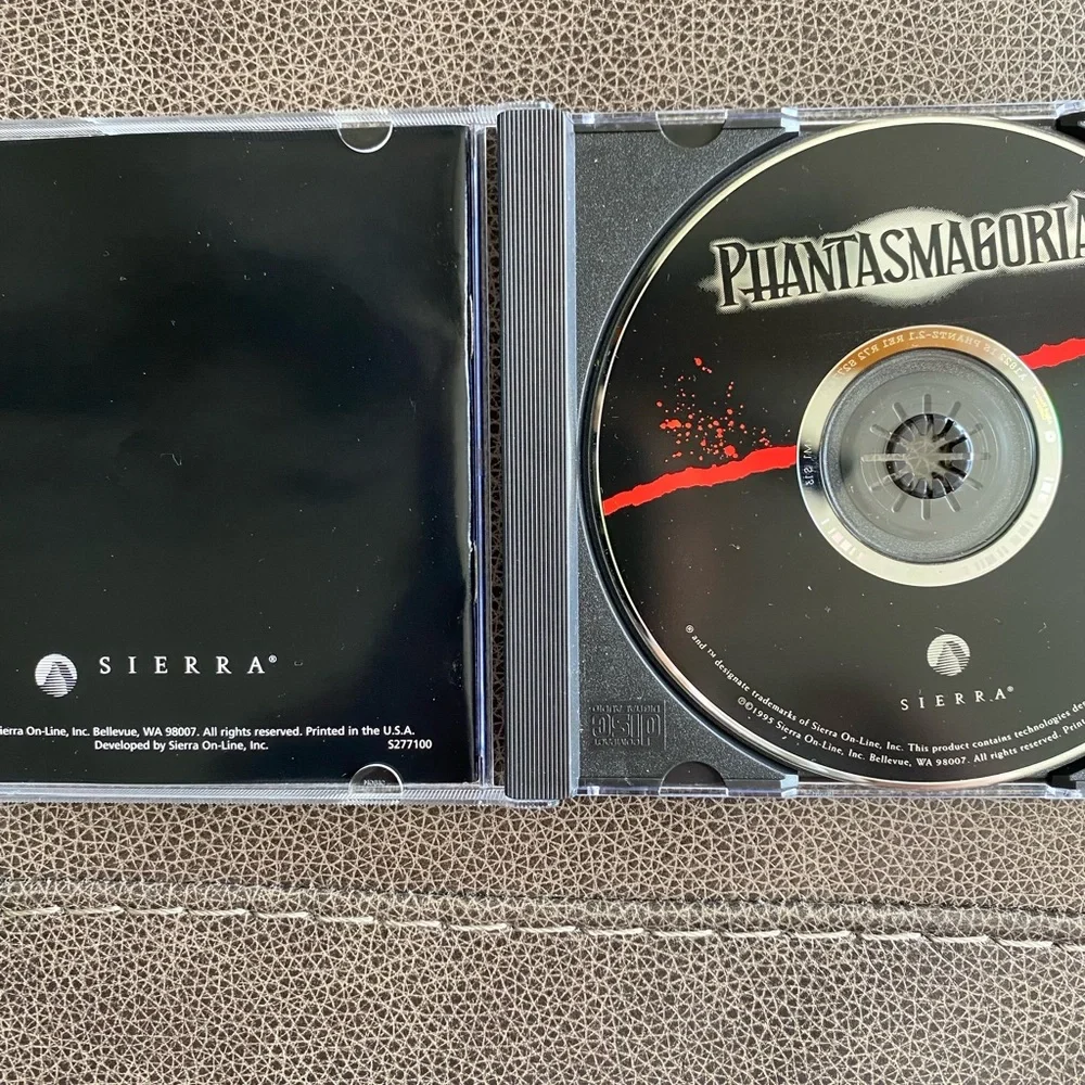 Phantasmagoria PC CD-ROM – Sierra – Roberta Williams Horror Adventure – Complete